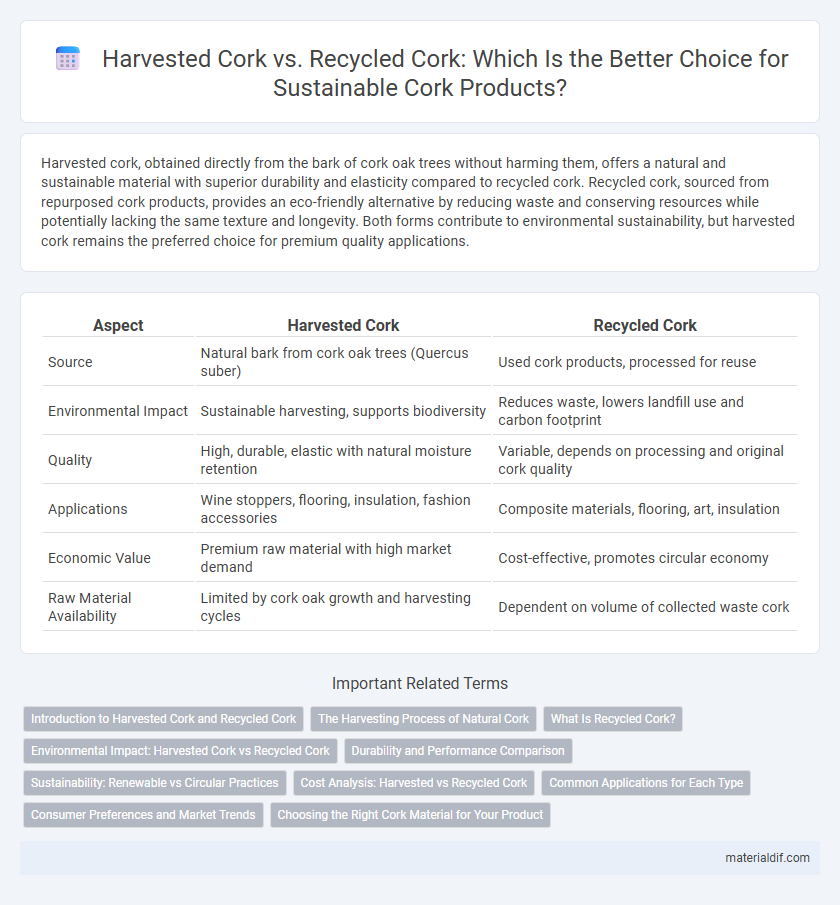Harvested Cork vs. Recycled Cork: Which Is the Better Choice for Sustainable Cork Products?