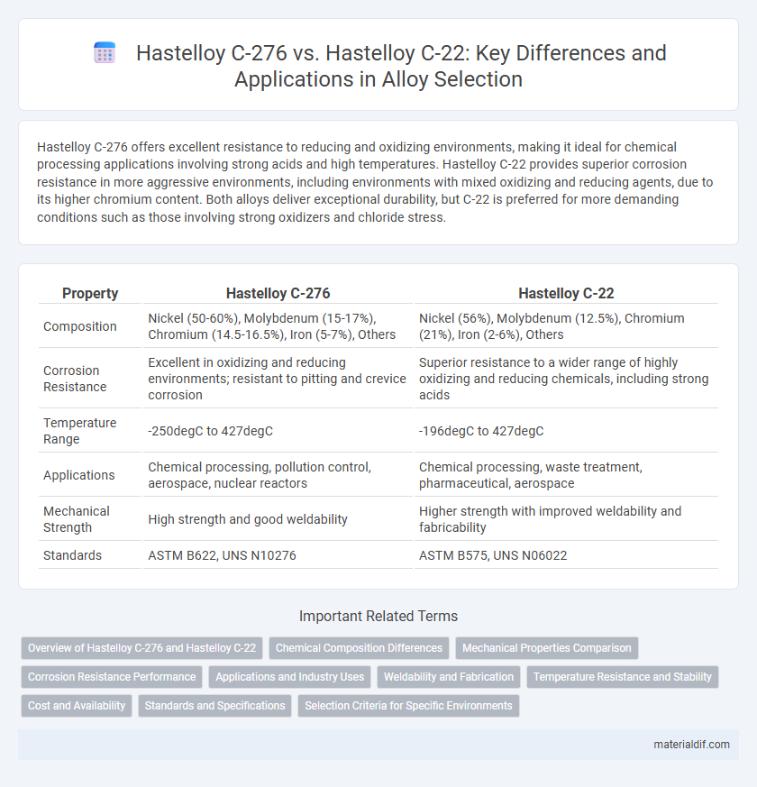 Hastelloy C-276 vs. Hastelloy C-22: Key Differences and Applications in Alloy Selection