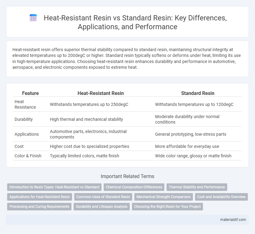 Heat-Resistant Resin vs Standard Resin: Key Differences, Applications, and Performance