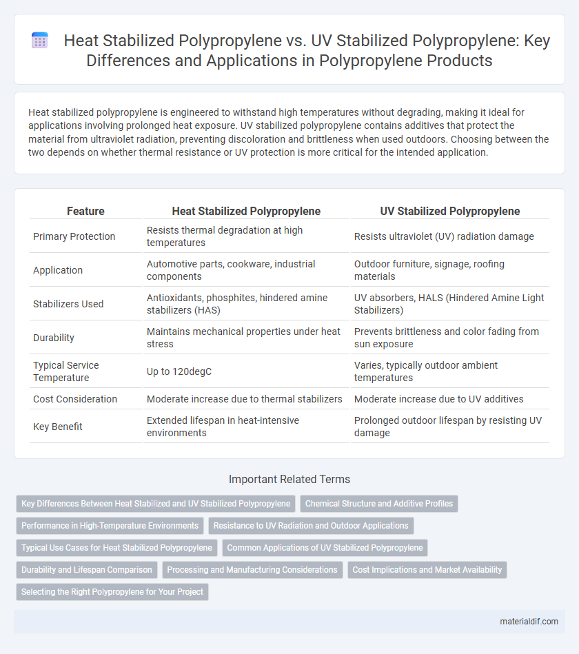 Heat Stabilized Polypropylene vs. UV Stabilized Polypropylene: Key Differences and Applications in Polypropylene Products