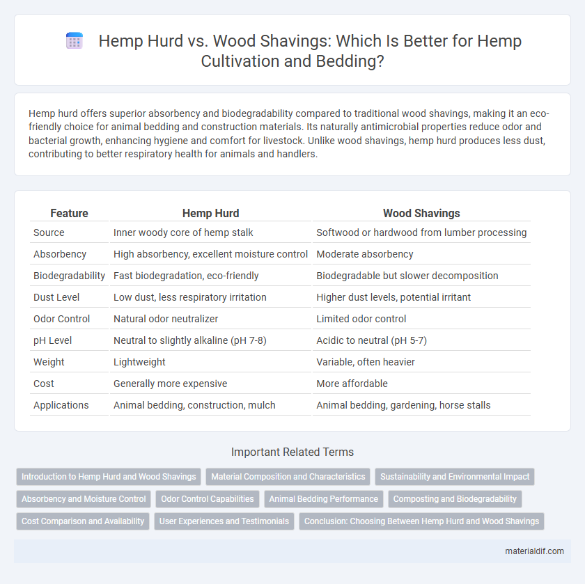 Hemp Hurd vs. Wood Shavings: Which Is Better for Hemp Cultivation and Bedding?