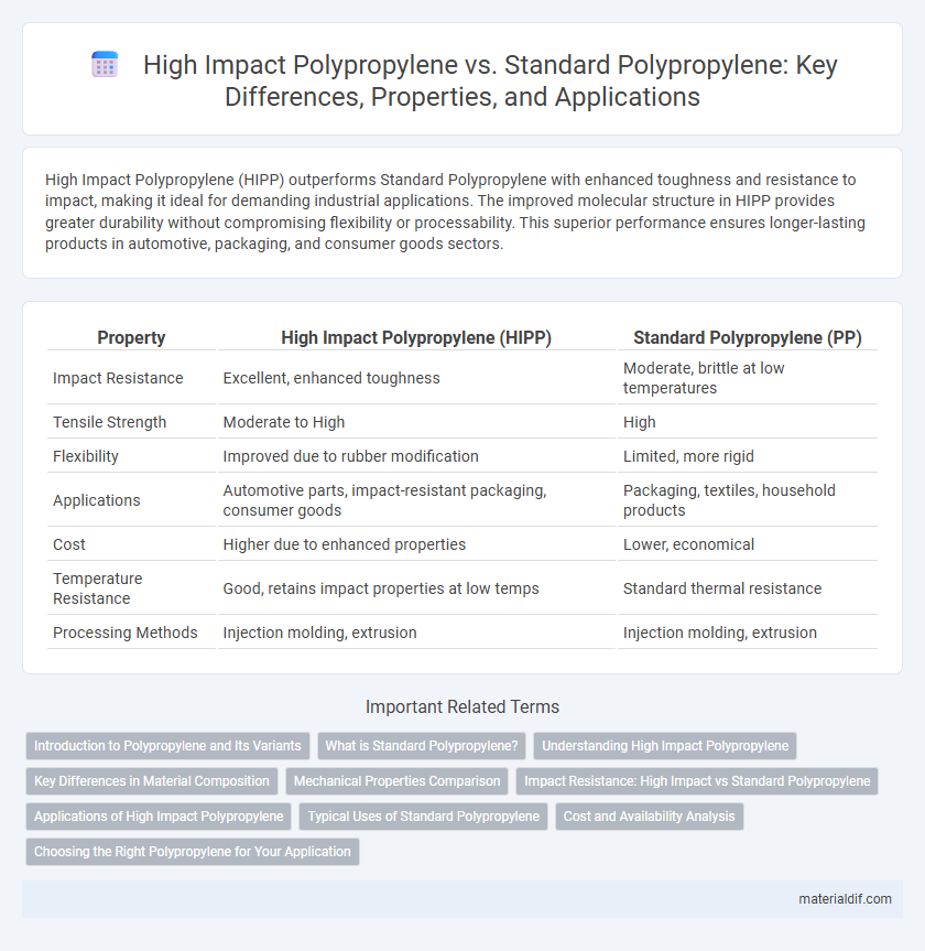 High Impact Polypropylene vs. Standard Polypropylene: Key Differences, Properties, and Applications