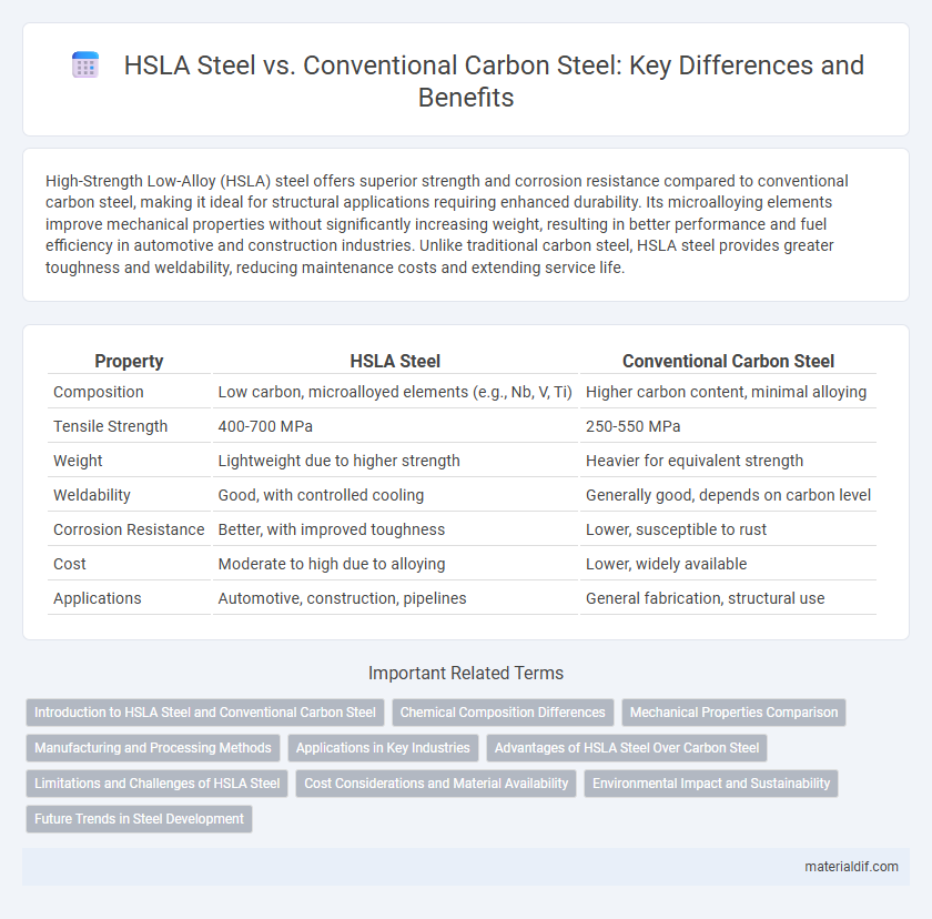 HSLA Steel vs. Conventional Carbon Steel: Key Differences and Benefits