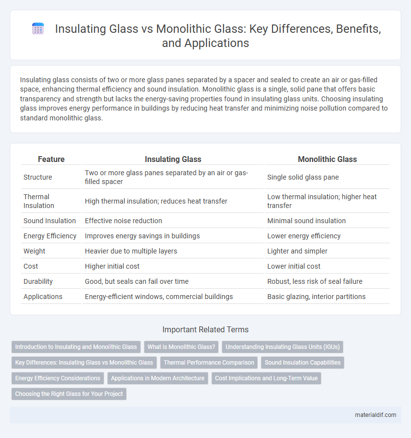 Insulating Glass vs Monolithic Glass: Key Differences, Benefits, and Applications