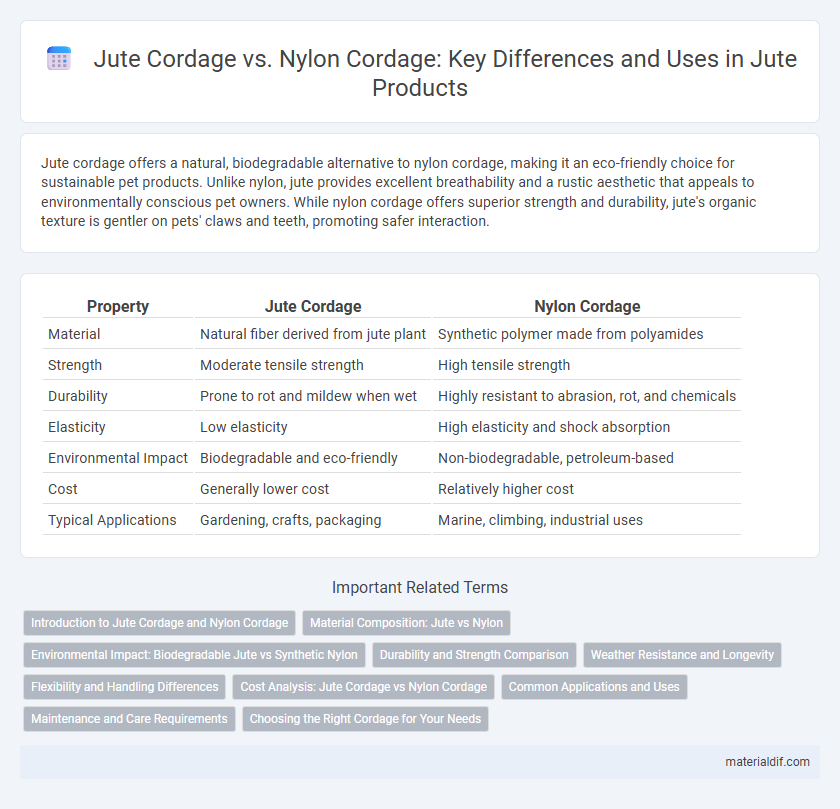 Jute Cordage vs. Nylon Cordage: Key Differences and Uses in Jute Products