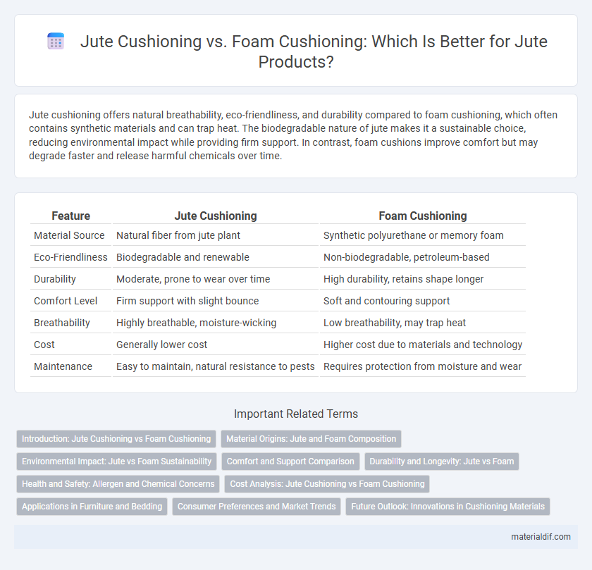 Jute Cushioning vs. Foam Cushioning: Which Is Better for Jute Products?
