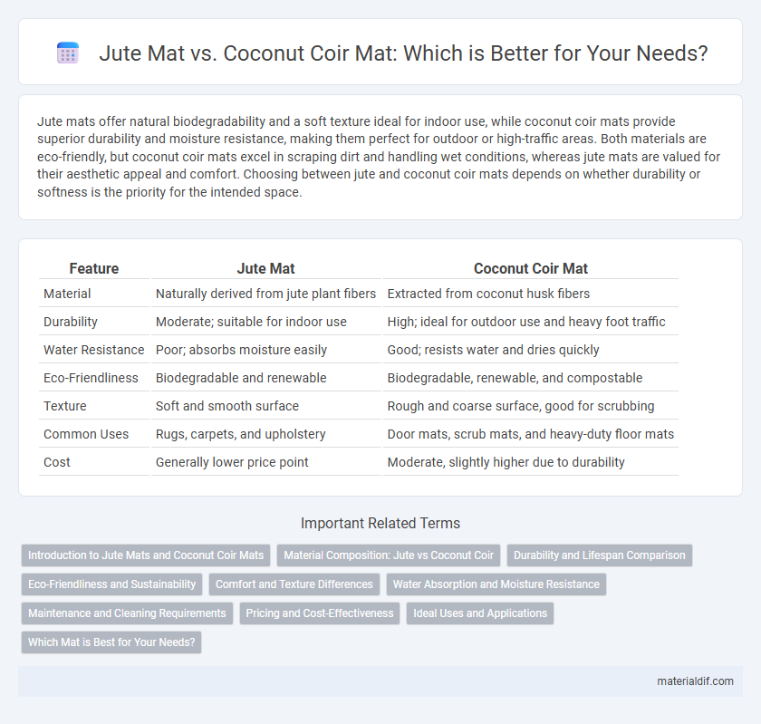 Jute Mat vs. Coconut Coir Mat: Which is Better for Your Needs?