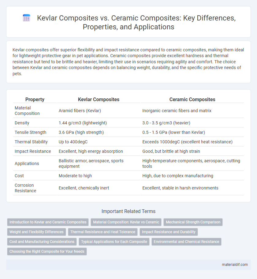 Kevlar Composites vs. Ceramic Composites: Key Differences, Properties, and Applications