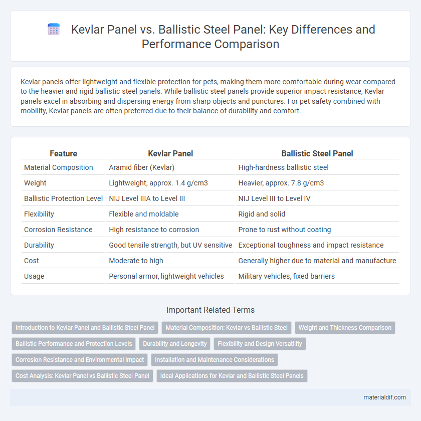 Kevlar Panel vs. Ballistic Steel Panel: Key Differences and Performance Comparison