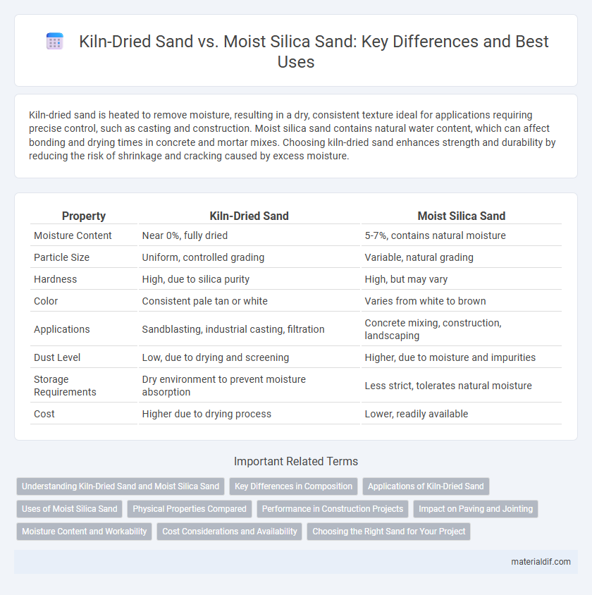 Kiln-Dried Sand vs. Moist Silica Sand: Key Differences and Best Uses