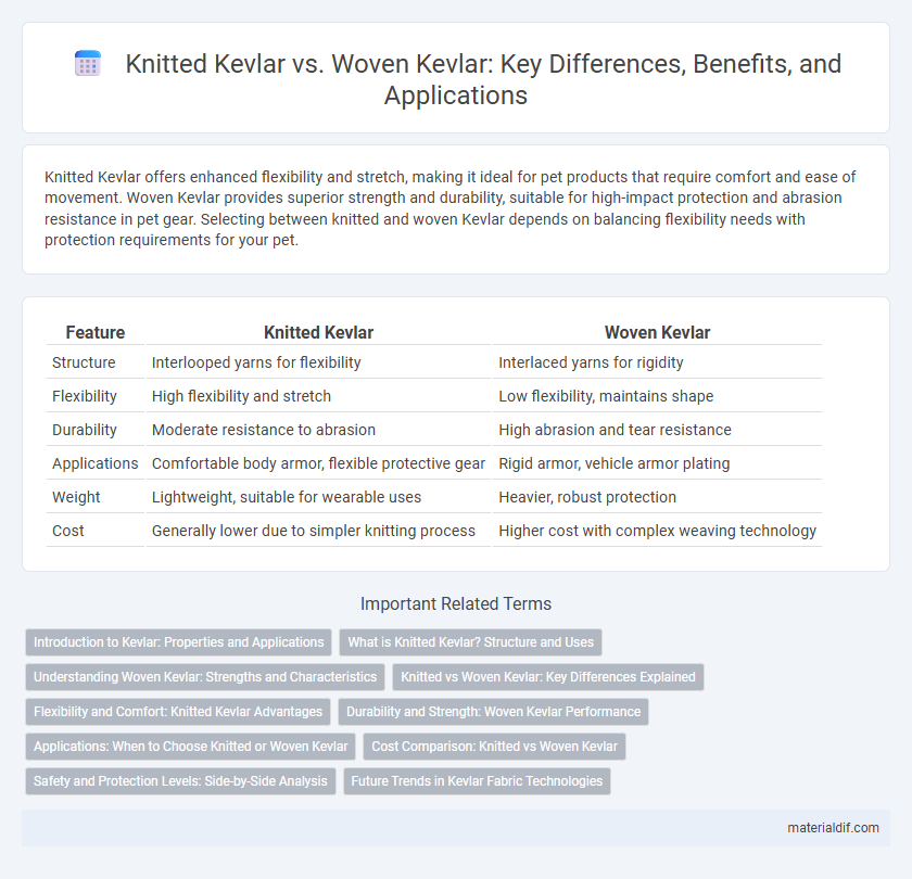 Knitted Kevlar vs. Woven Kevlar: Key Differences, Benefits, and Applications