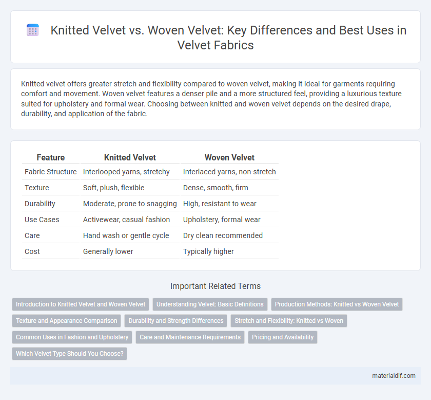 Knitted Velvet vs. Woven Velvet: Key Differences and Best Uses in Velvet Fabrics