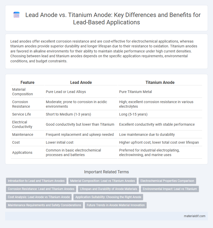 Lead Anode vs. Titanium Anode: Key Differences and Benefits for Lead-Based Applications