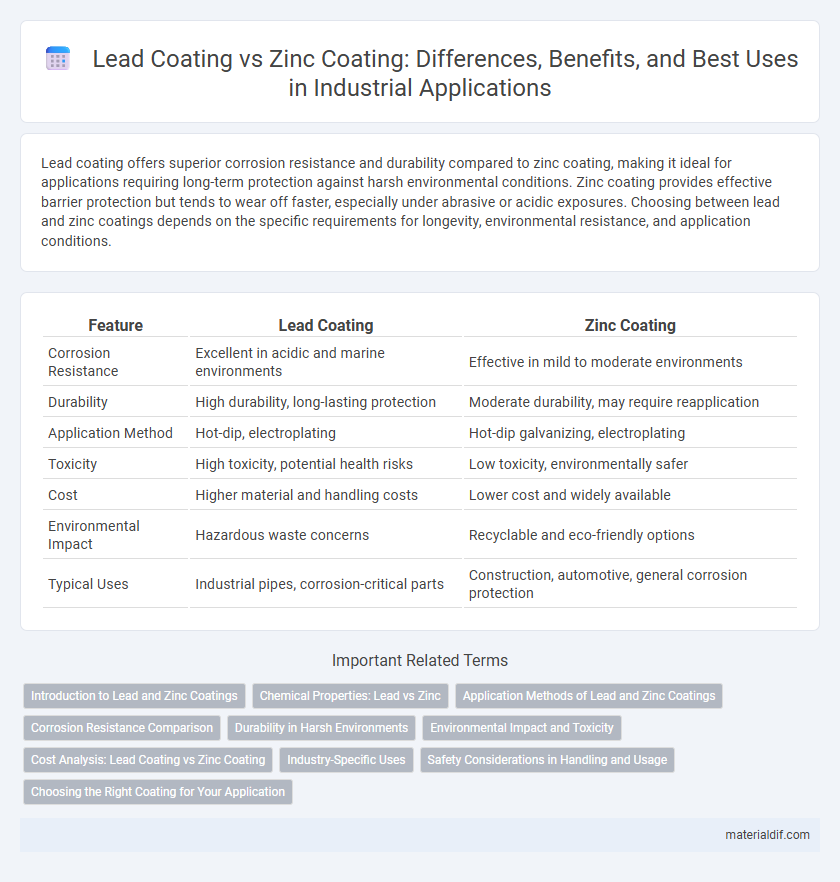 Lead Coating vs Zinc Coating: Differences, Benefits, and Best Uses in Industrial Applications
