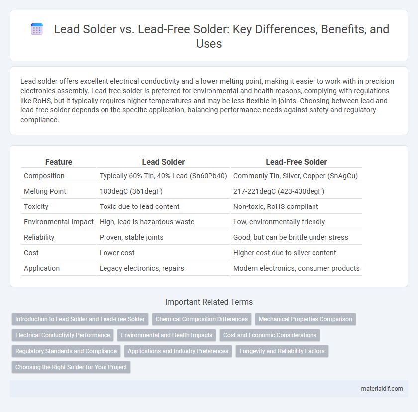 Lead Solder vs. Lead-Free Solder: Key Differences, Benefits, and Uses