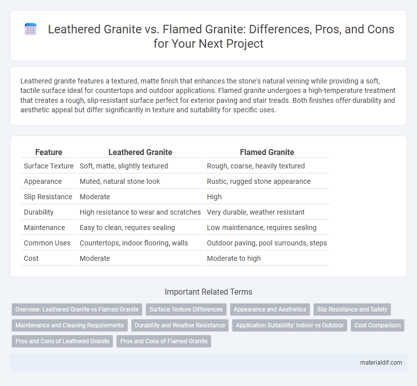 Leathered Granite vs. Flamed Granite: Differences, Pros, and Cons for Your Next Project