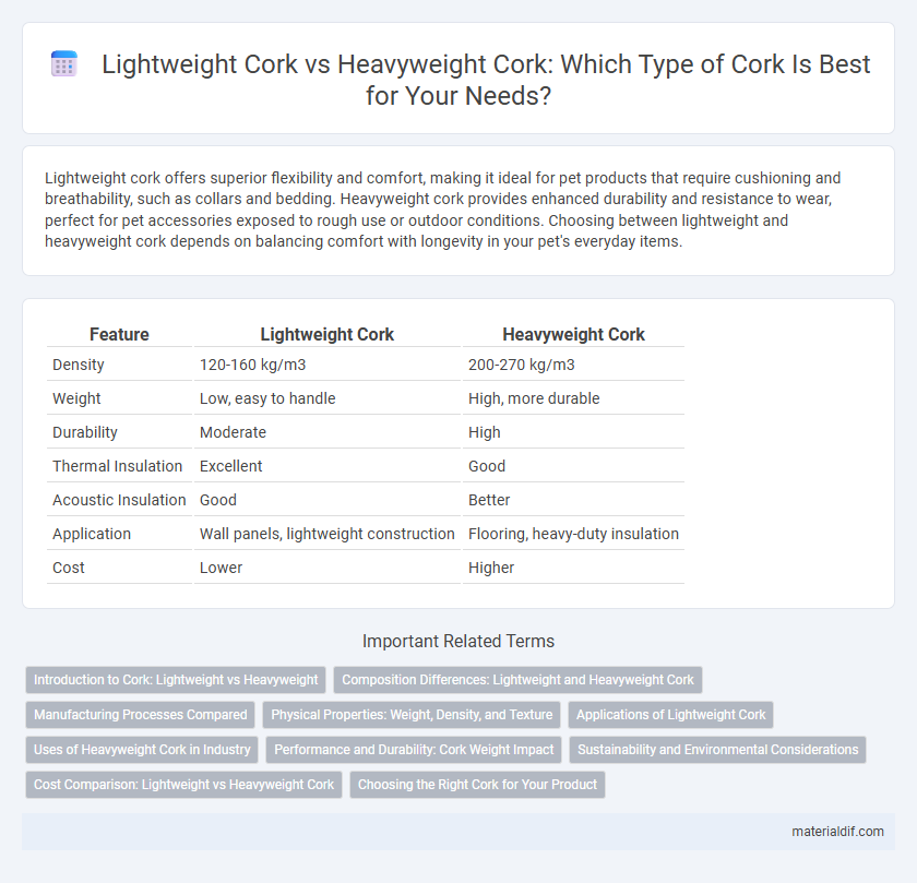 Lightweight Cork vs Heavyweight Cork: Which Type of Cork Is Best for Your Needs?