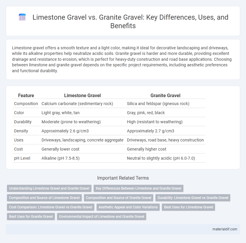 Limestone Gravel vs. Granite Gravel: Key Differences, Uses, and Benefits