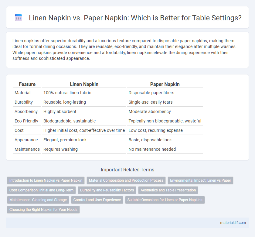 Linen Napkin vs. Paper Napkin: Which is Better for Table Settings?