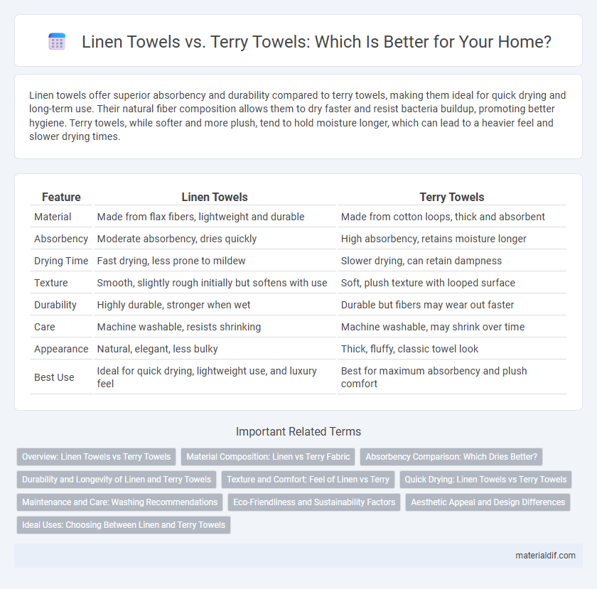 Linen Towels vs. Terry Towels: Which Is Better for Your Home?