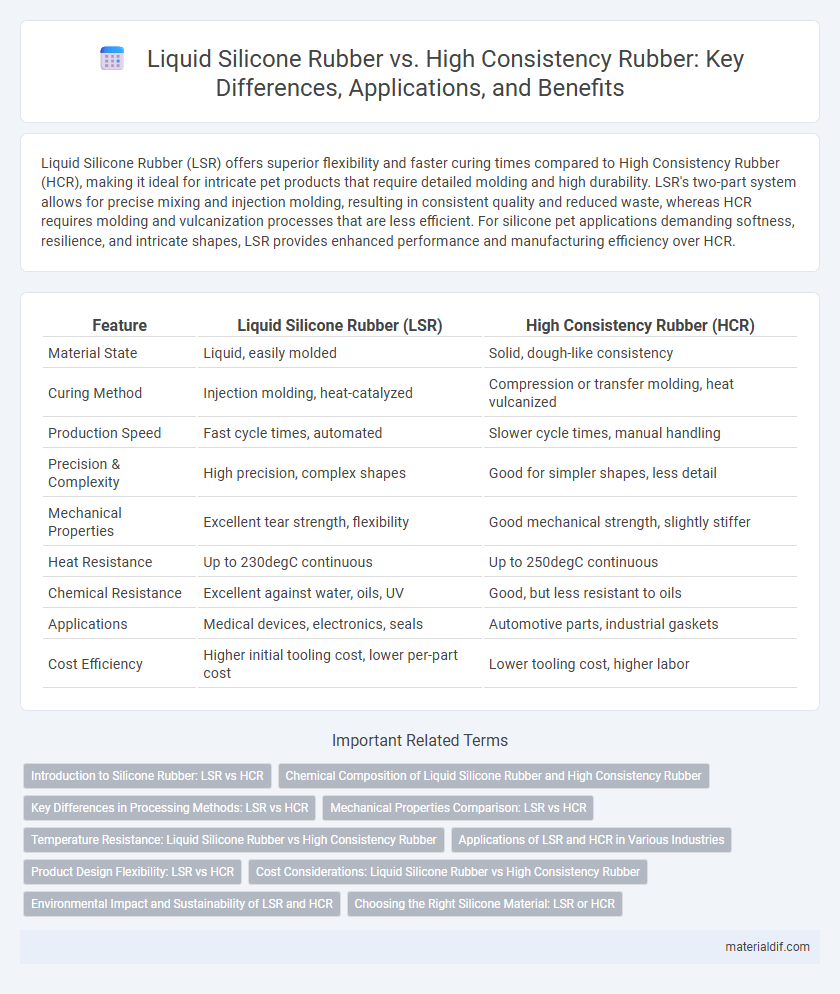 Liquid Silicone Rubber vs. High Consistency Rubber: Key Differences, Applications, and Benefits