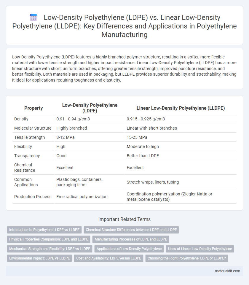 Low-Density Polyethylene (LDPE) vs. Linear Low-Density Polyethylene (LLDPE): Key Differences and Applications in Polyethylene Manufacturing