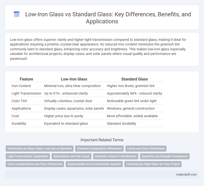 Low-Iron Glass vs Standard Glass: Key Differences, Benefits, and Applications