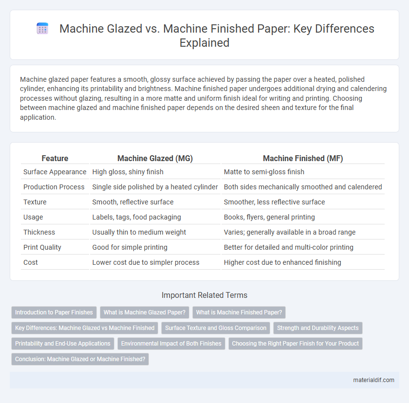Machine Glazed vs. Machine Finished Paper: Key Differences Explained