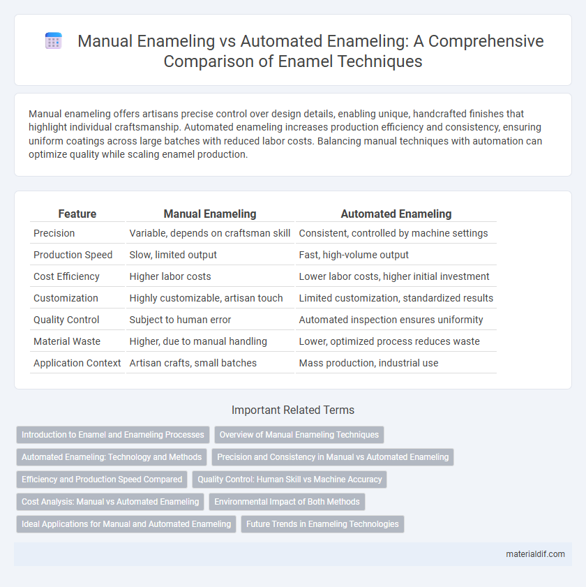 Manual Enameling vs Automated Enameling: A Comprehensive Comparison of Enamel Techniques