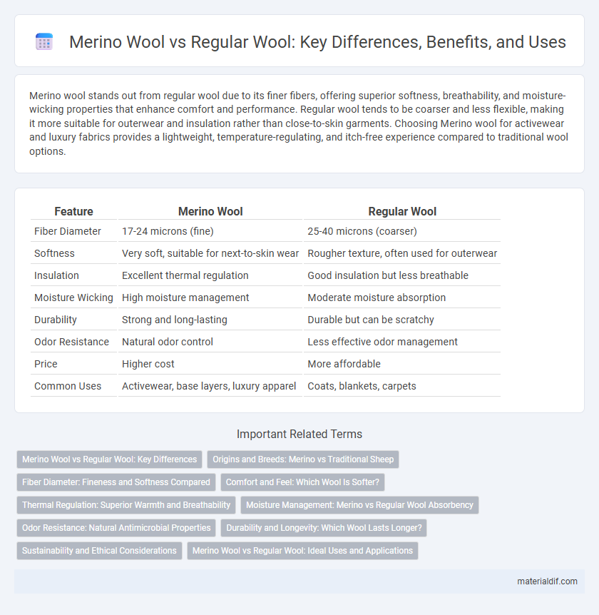 Merino Wool vs Regular Wool: Key Differences, Benefits, and Uses
