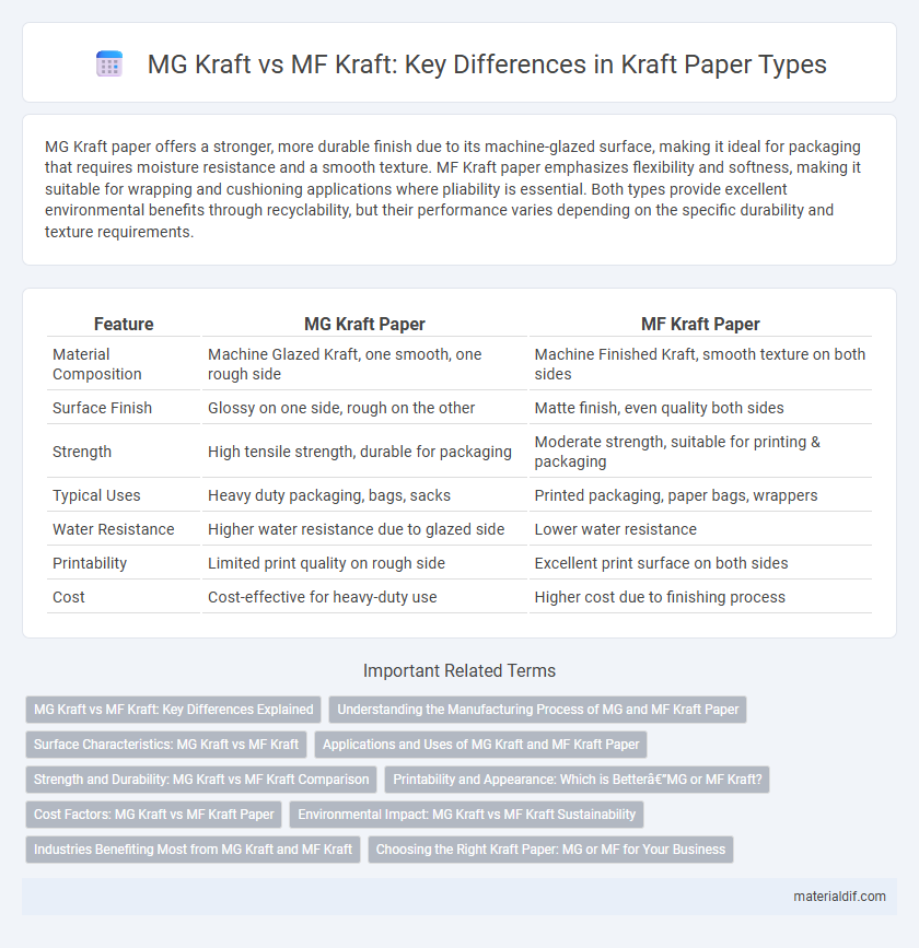 MG Kraft vs MF Kraft: Key Differences in Kraft Paper Types
