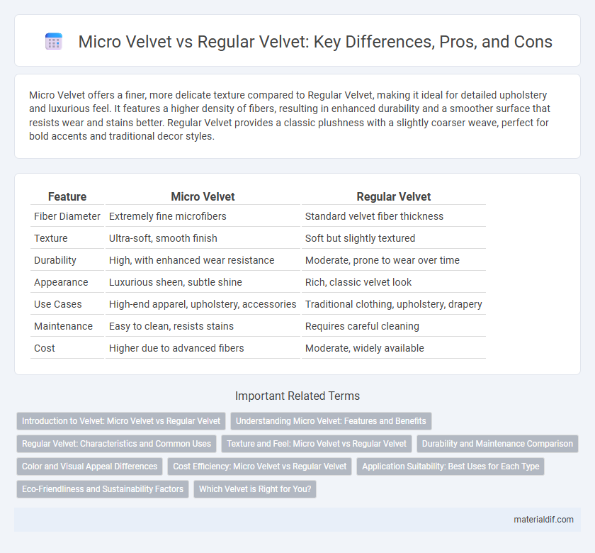 Micro Velvet vs Regular Velvet: Key Differences, Pros, and Cons