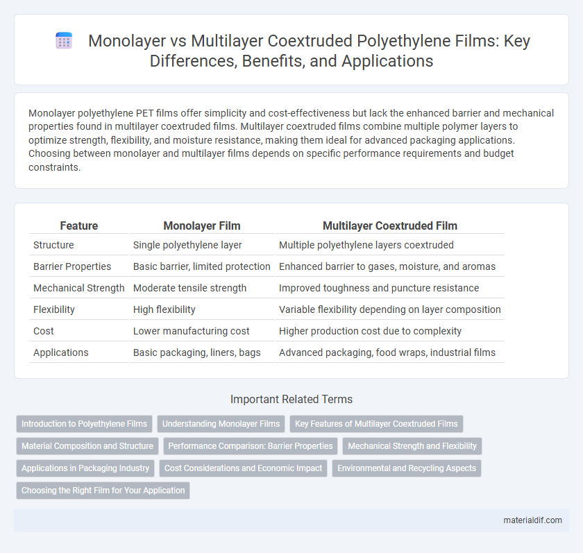 Monolayer vs Multilayer Coextruded Polyethylene Films: Key Differences, Benefits, and Applications
