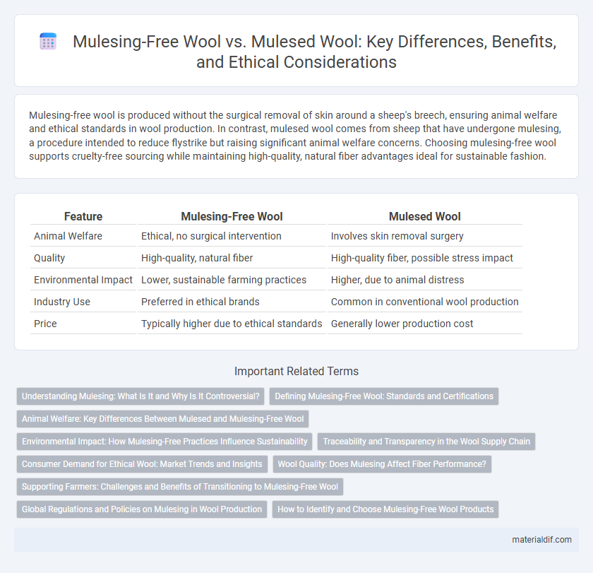 Mulesing-Free Wool vs. Mulesed Wool: Key Differences, Benefits, and Ethical Considerations