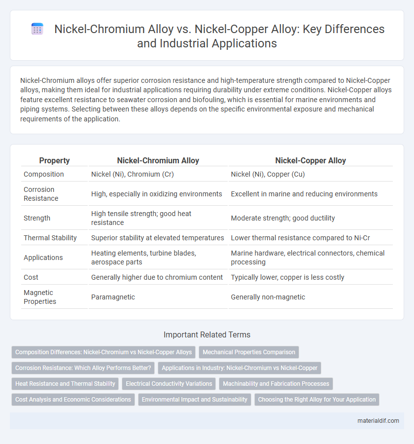 Nickel-Chromium Alloy vs. Nickel-Copper Alloy: Key Differences and Industrial Applications