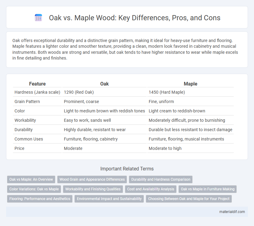 Oak vs. Maple Wood: Key Differences, Pros, and Cons