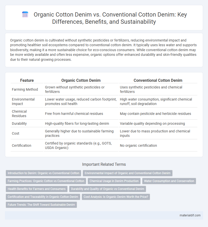 Organic Cotton Denim vs. Conventional Cotton Denim: Key Differences, Benefits, and Sustainability