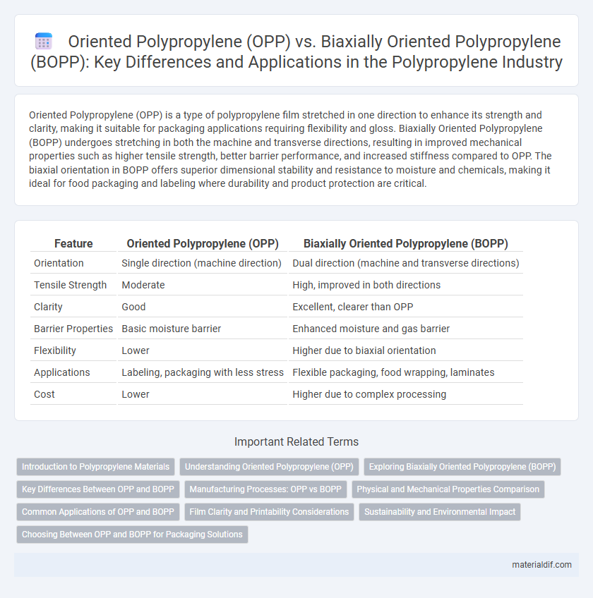 Oriented Polypropylene (OPP) vs. Biaxially Oriented Polypropylene (BOPP): Key Differences and Applications in the Polypropylene Industry