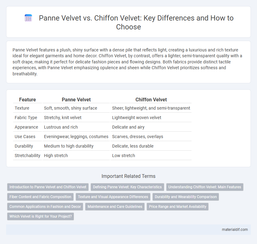 Panne Velvet vs. Chiffon Velvet: Key Differences and How to Choose