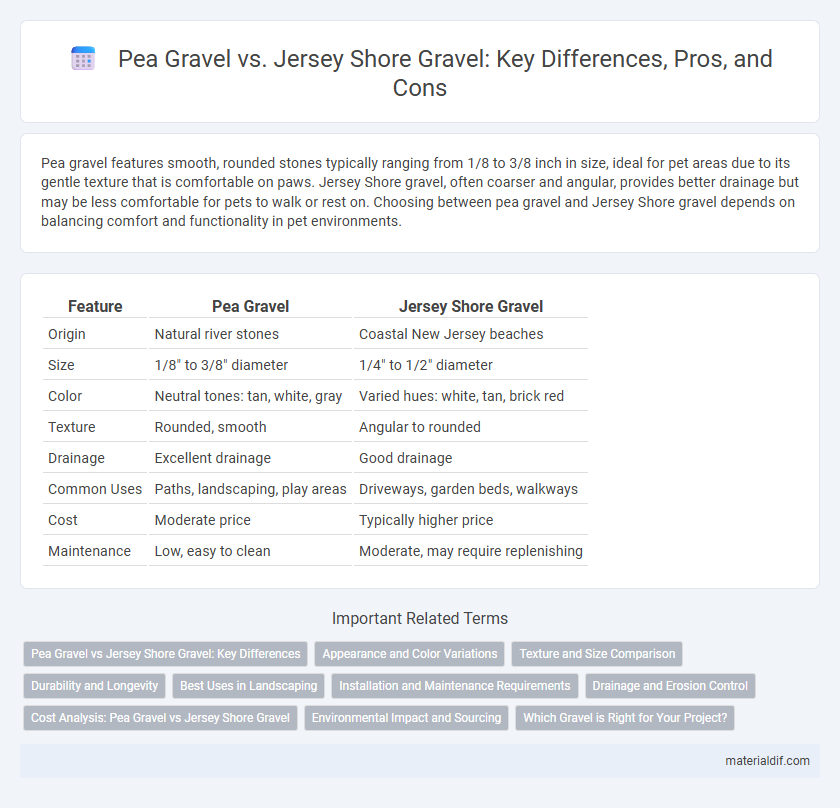 Pea Gravel vs. Jersey Shore Gravel: Key Differences, Pros, and Cons