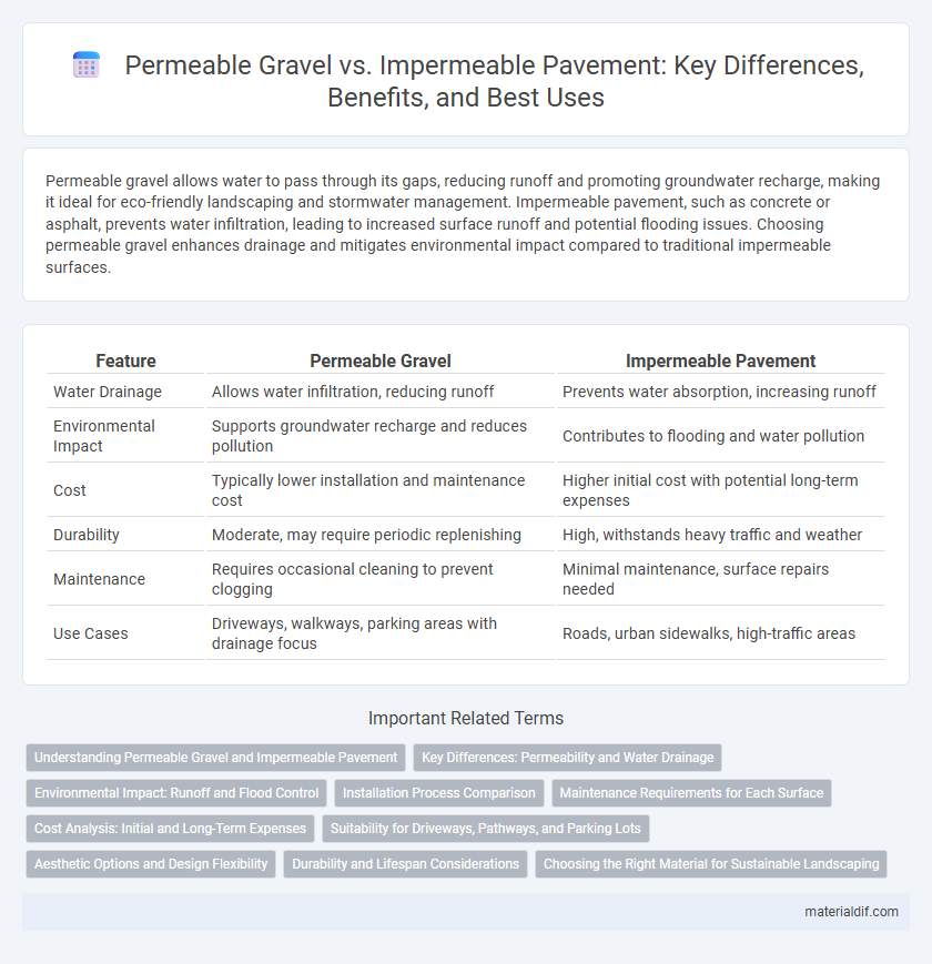 Permeable Gravel vs. Impermeable Pavement: Key Differences, Benefits, and Best Uses