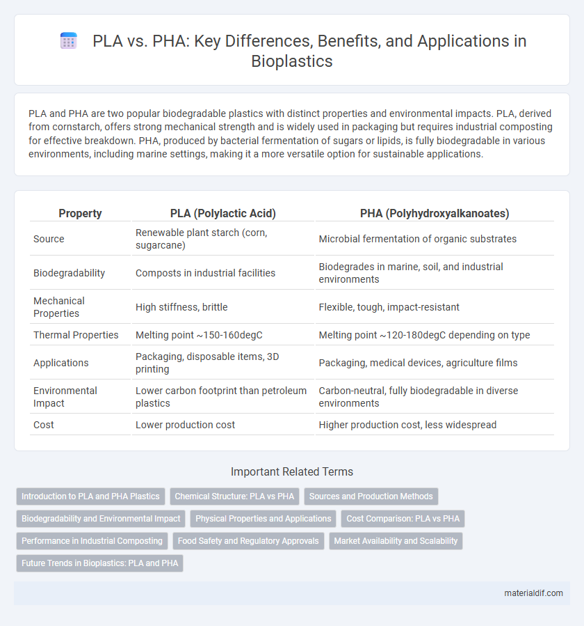 PLA vs. PHA: Key Differences, Benefits, and Applications in Bioplastics