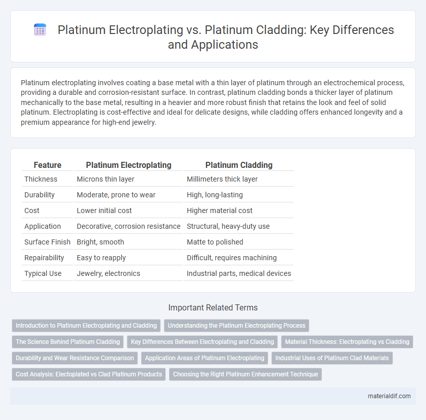Platinum Electroplating vs. Platinum Cladding: Key Differences and Applications