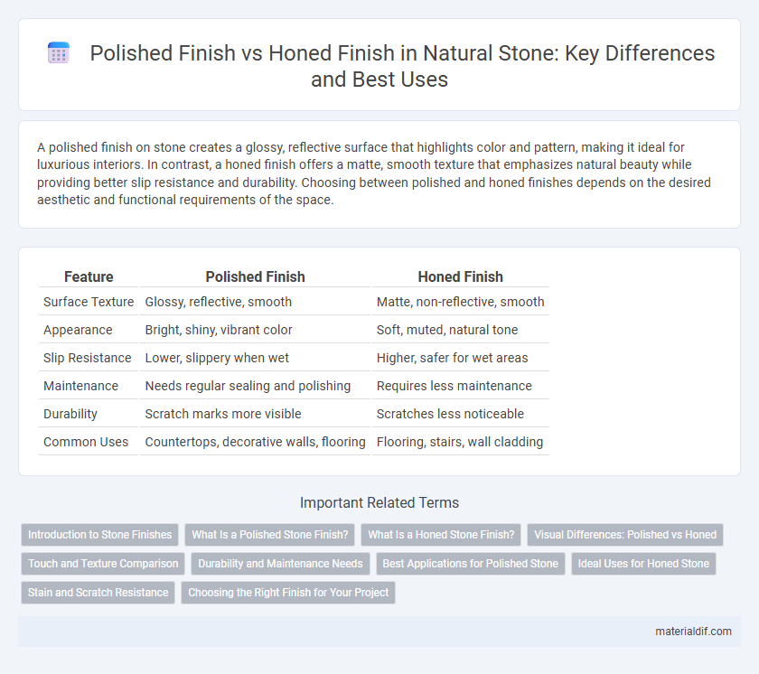 Polished Finish vs Honed Finish in Natural Stone: Key Differences and Best Uses