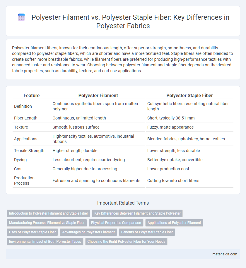 Polyester Filament vs. Polyester Staple Fiber: Key Differences in Polyester Fabrics