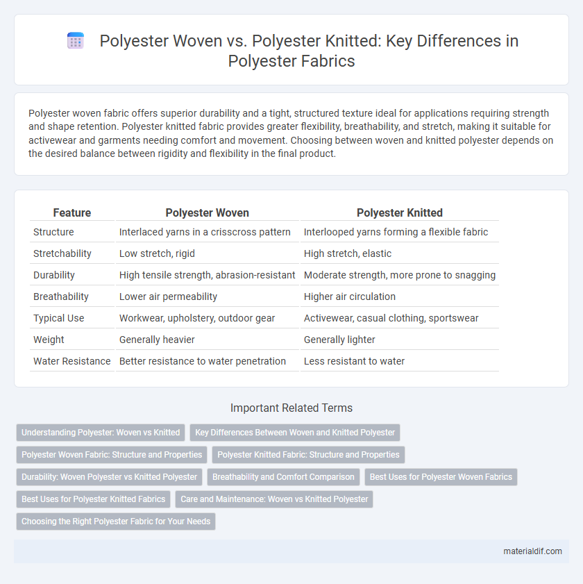 Polyester Woven vs. Polyester Knitted: Key Differences in Polyester Fabrics
