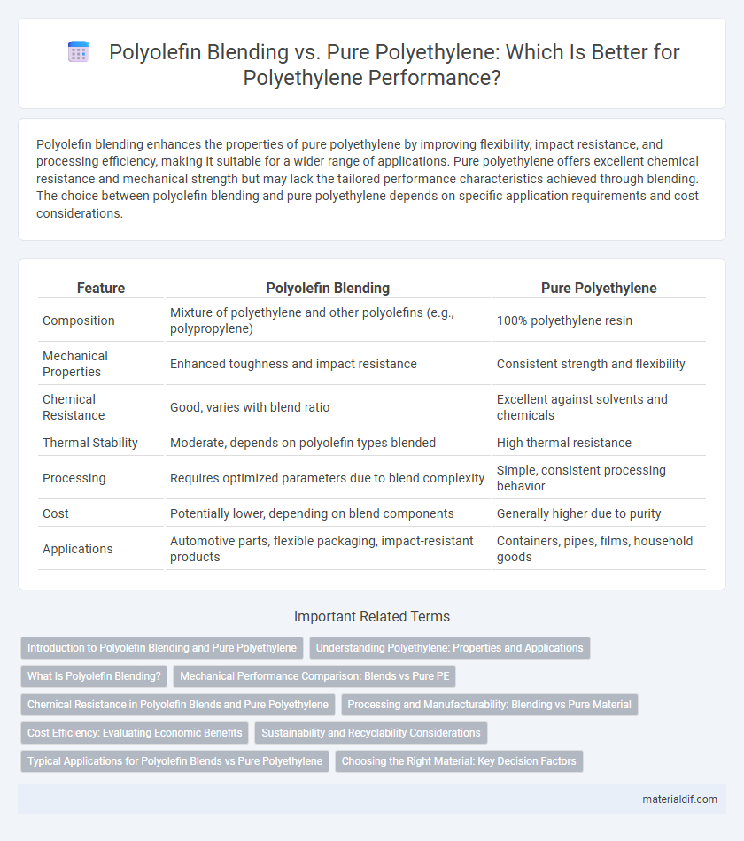 Polyolefin Blending vs. Pure Polyethylene: Which Is Better for Polyethylene Performance?