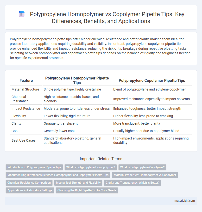 Polypropylene Homopolymer vs Copolymer Pipette Tips: Key Differences, Benefits, and Applications
