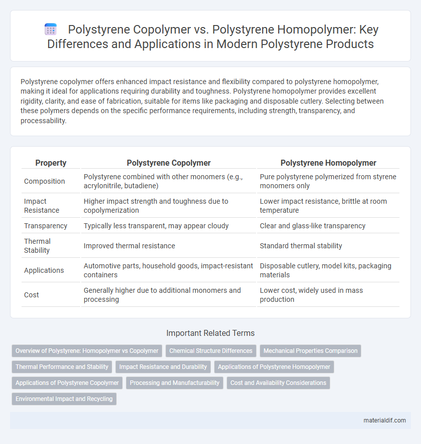 Polystyrene Copolymer vs. Polystyrene Homopolymer: Key Differences and Applications in Modern Polystyrene Products