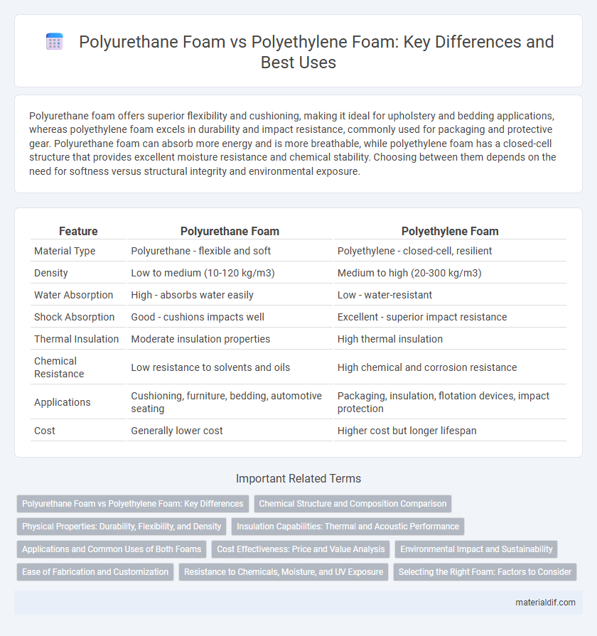 Polyurethane Foam vs Polyethylene Foam: Key Differences and Best Uses